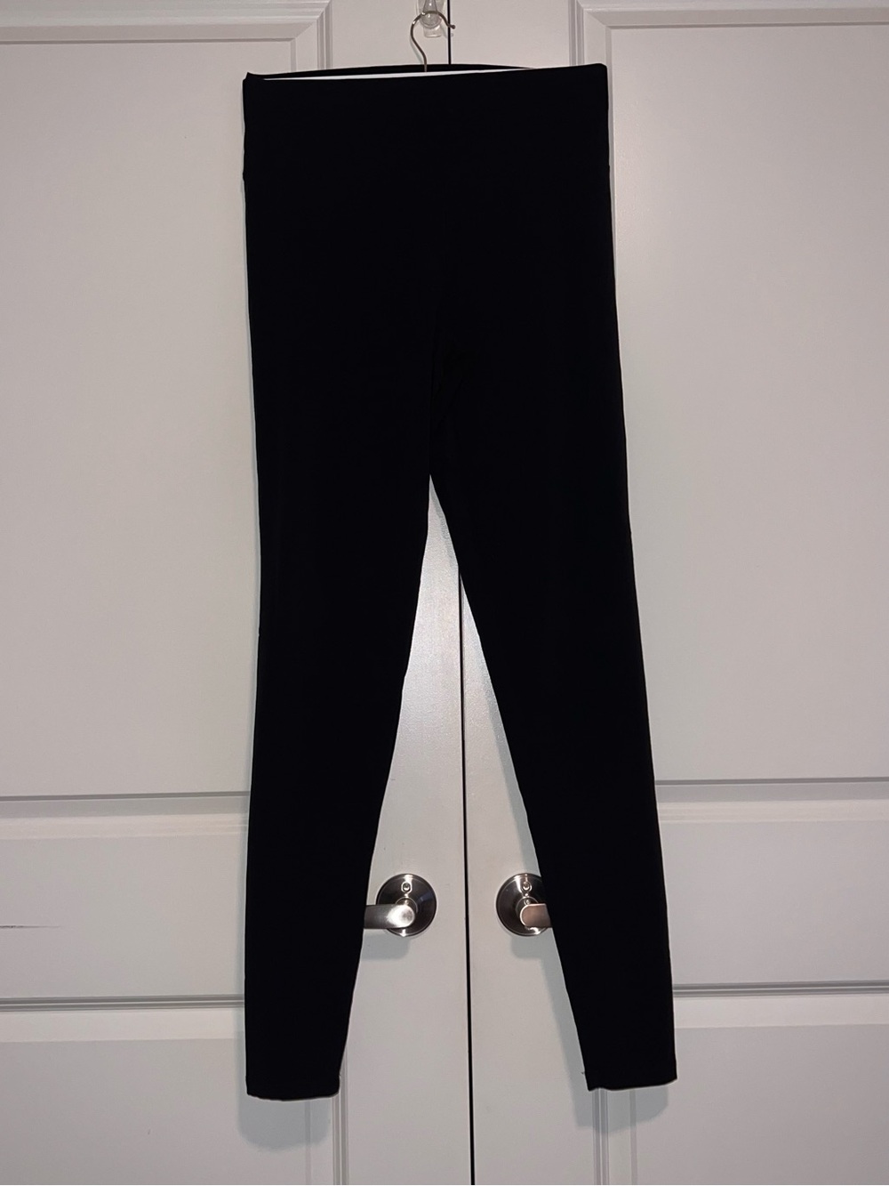 American Tall Black Stretch Leggings, Size L/XL